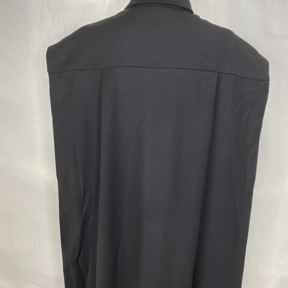 Florian Wowretzko Unisex Long Open-Side Shirt Dress – Black – Size M - Picture 3 of 11